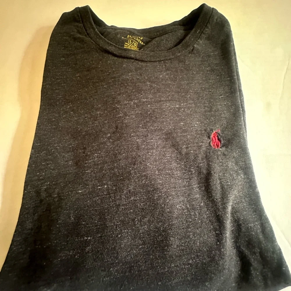 Men’s Ralph Lauren Gray Long Sleeve shirt size L - Picture 5 of 5